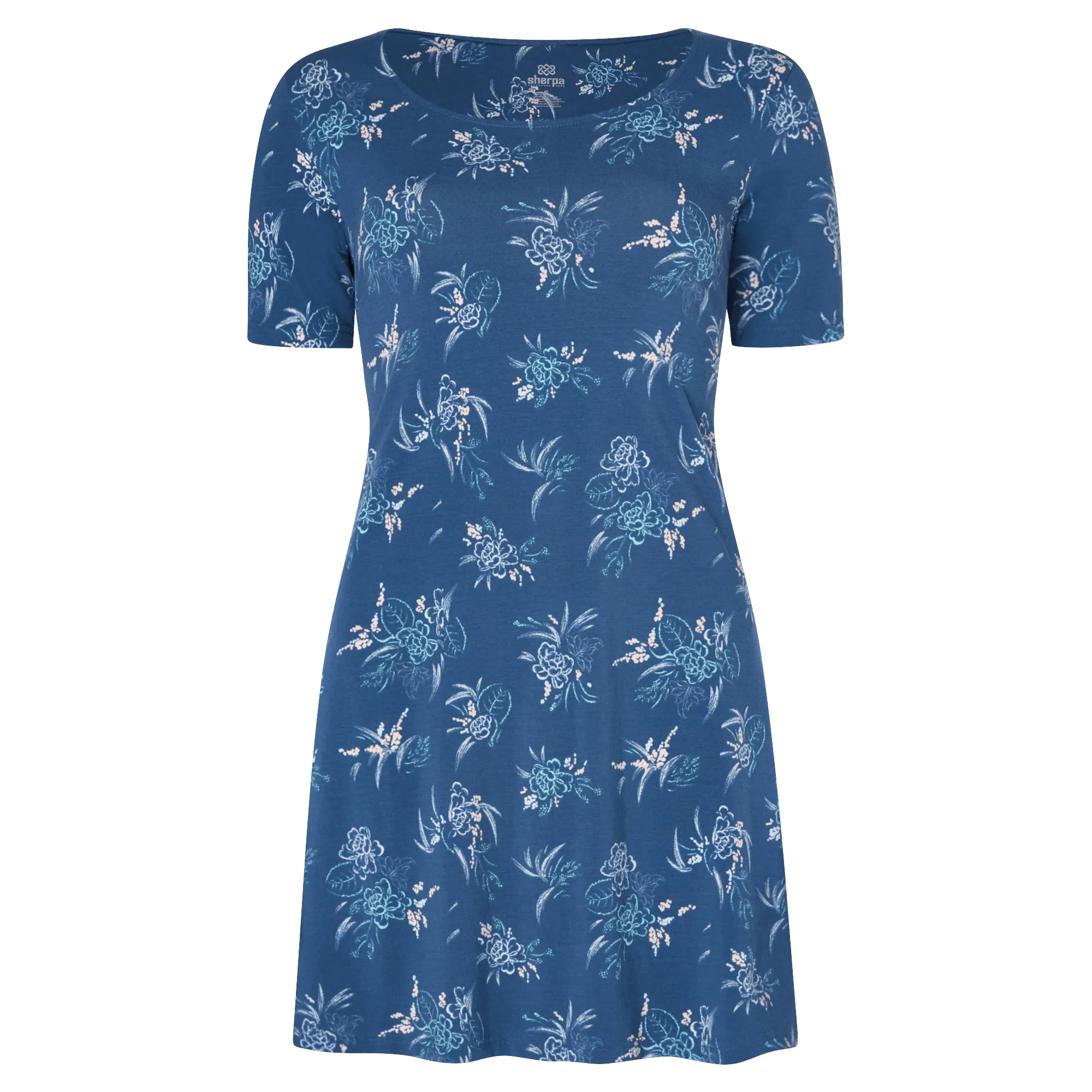 Kira Swing Dress - Neelo Blue Floral