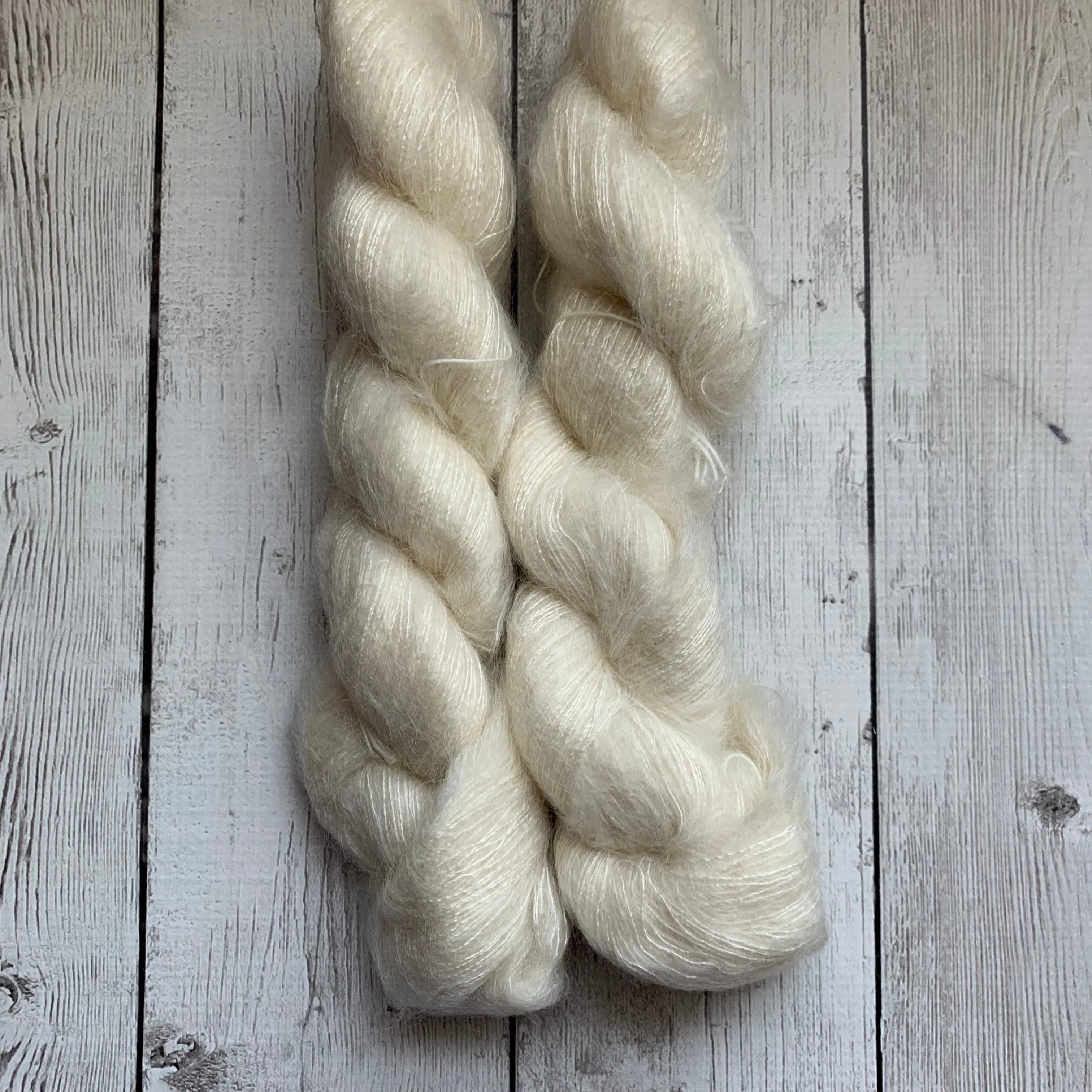 Lace - UNDYED -Mohair/Silk 459 yds RTS