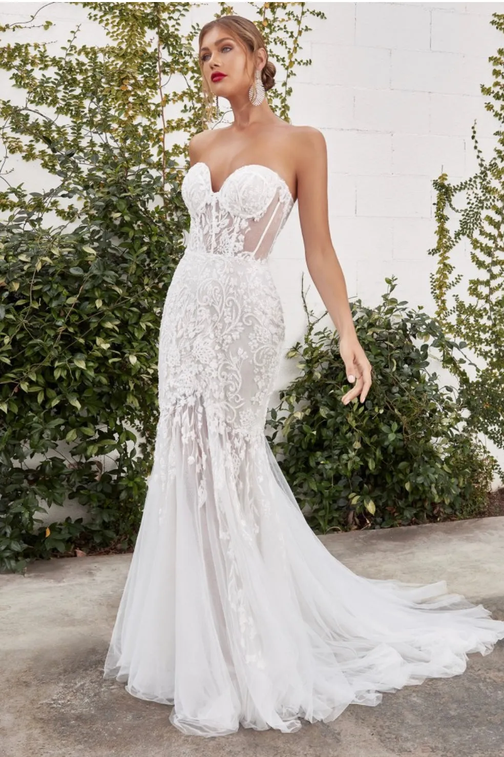 LaDivine by Cinderella Divine A1068W Wedding Gown