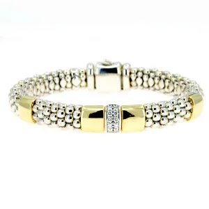 Lagos Caviar Diamond Lux Bracelet
