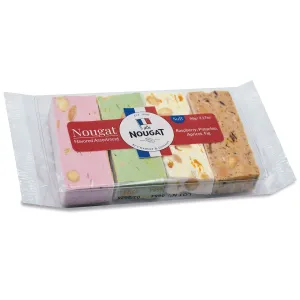 Le Nougat Soft Nougat Assortment Tray (Raspberry, Pistachio, Apricot, Fig)
