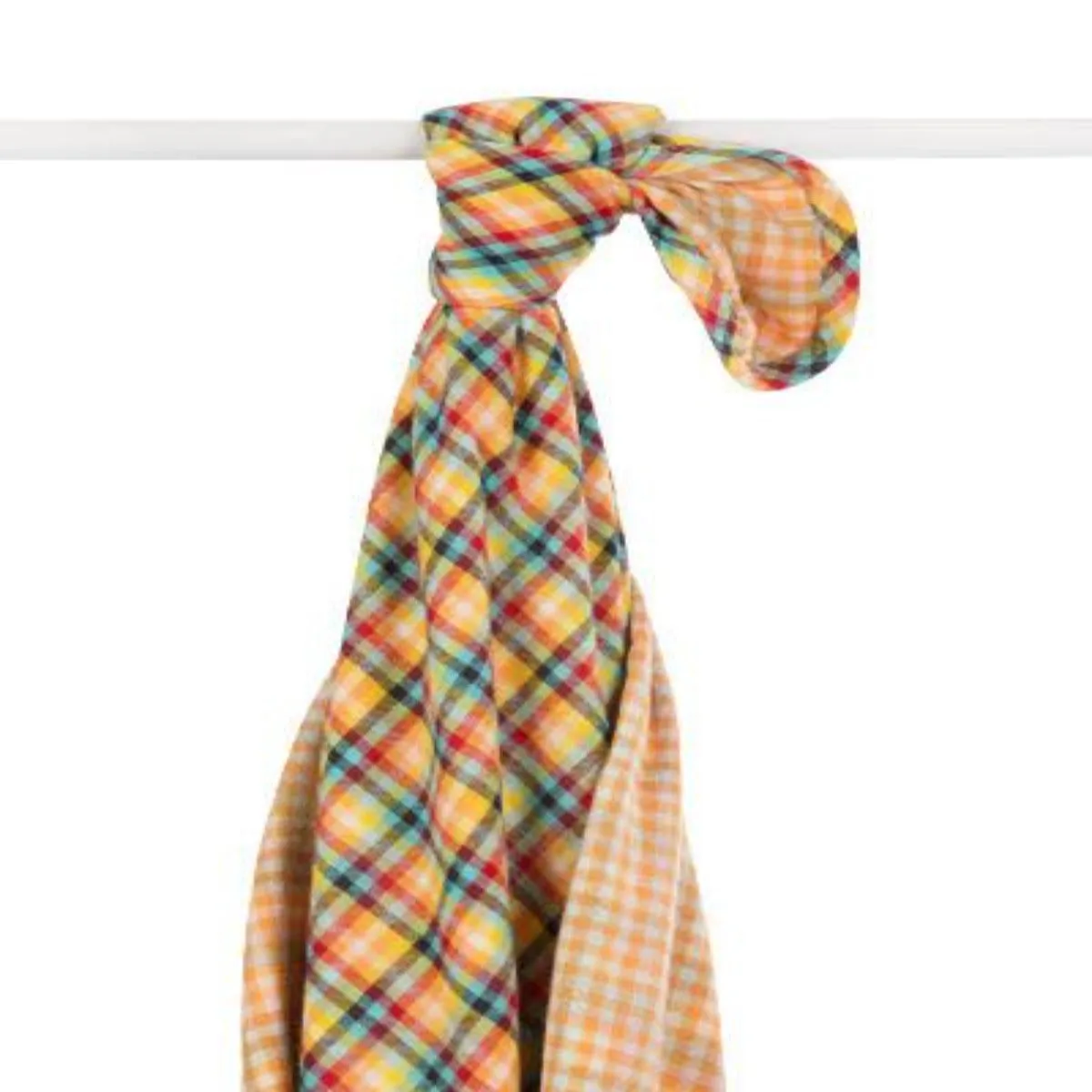 Lifetime Blanket (Toddler Blanket) - Gold Safari Gingham