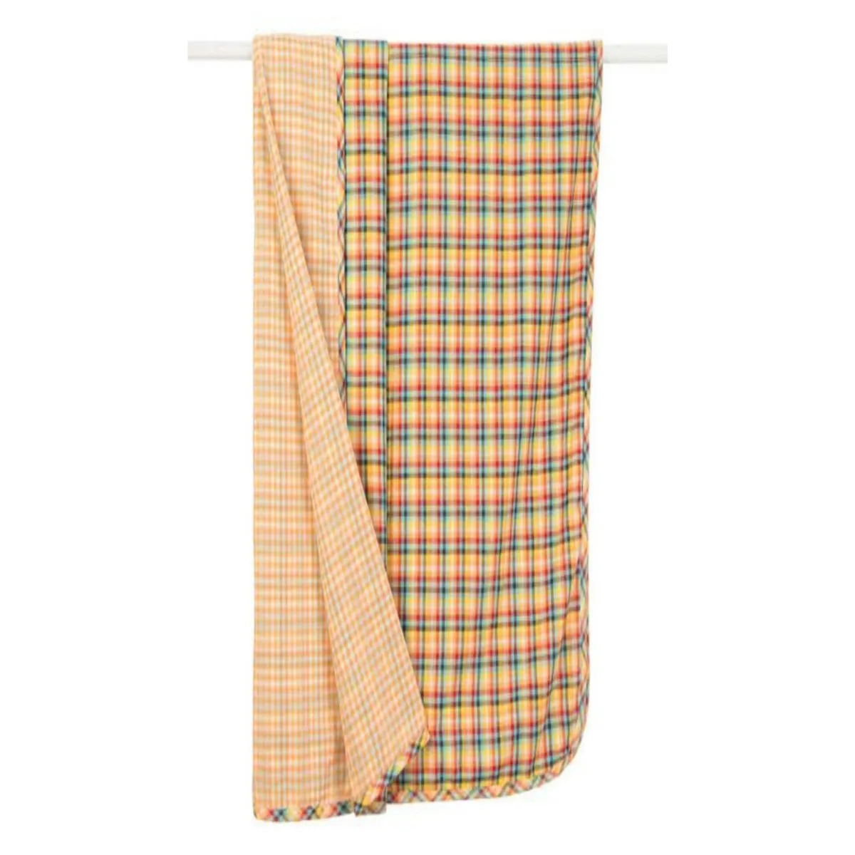 Lifetime Blanket (Toddler Blanket) - Gold Safari Gingham