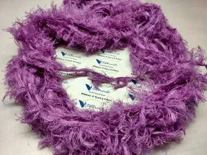 Linen Fuzzy Ribbon - Purple