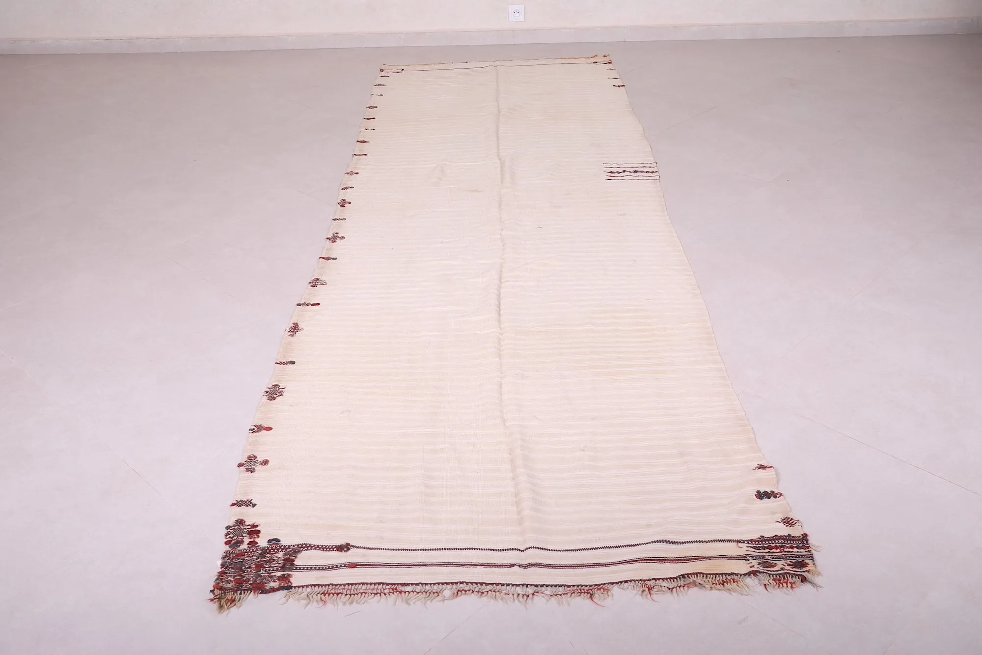 Long Flat Woven Moroccan Runner Rug 3.8 X 11.5 Feet – Artisan Handcrafted