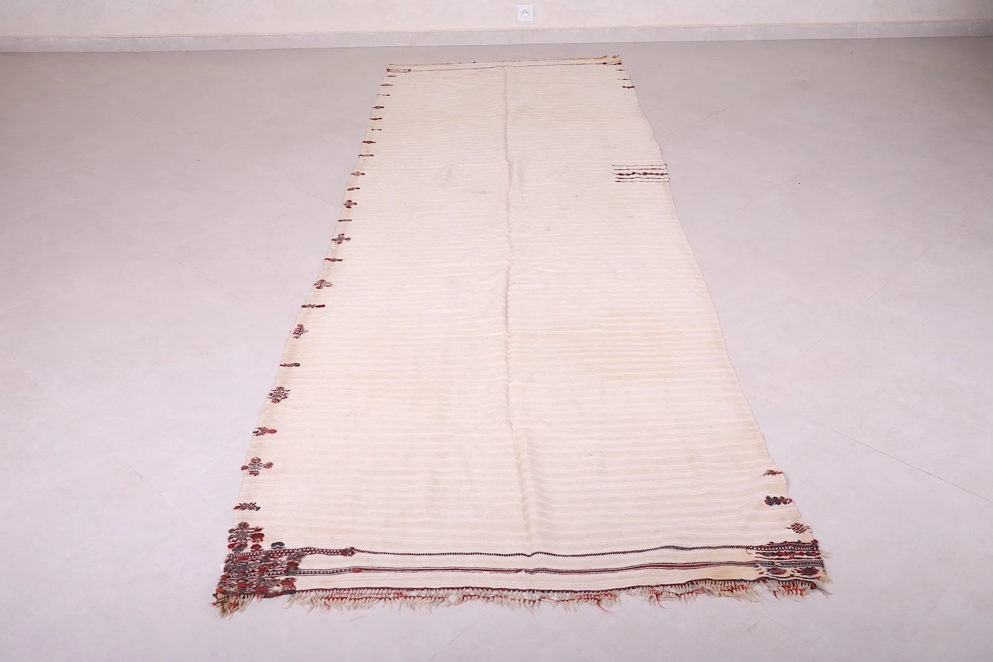 Long Flat Woven Moroccan Runner Rug 3.8 X 11.5 Feet – Artisan Handcrafted
