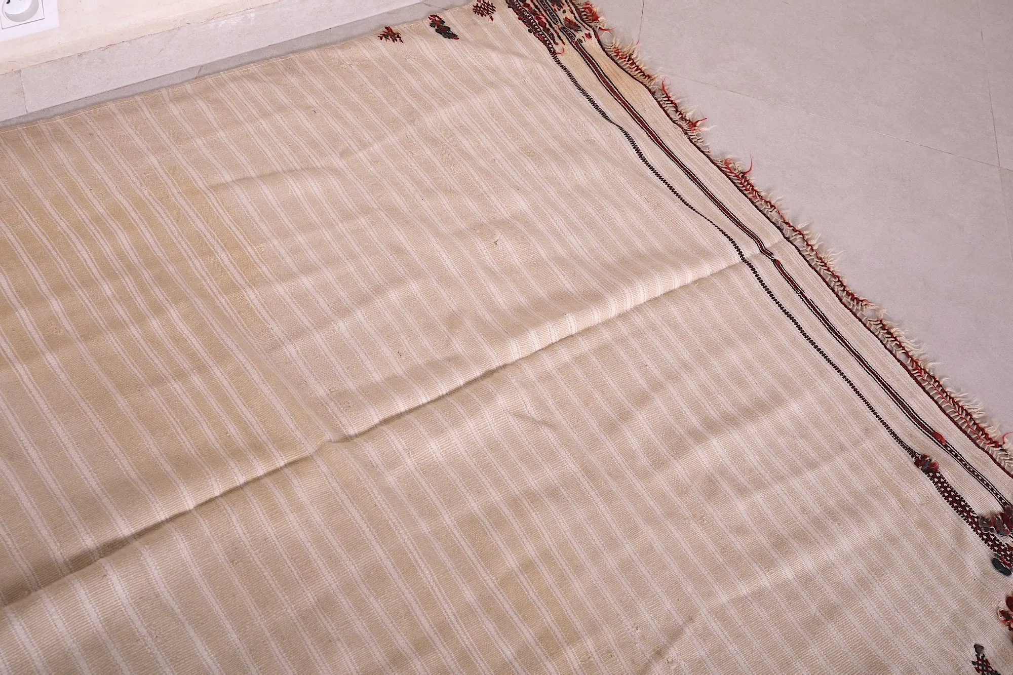 Long Flat Woven Moroccan Runner Rug 3.8 X 11.5 Feet – Artisan Handcrafted