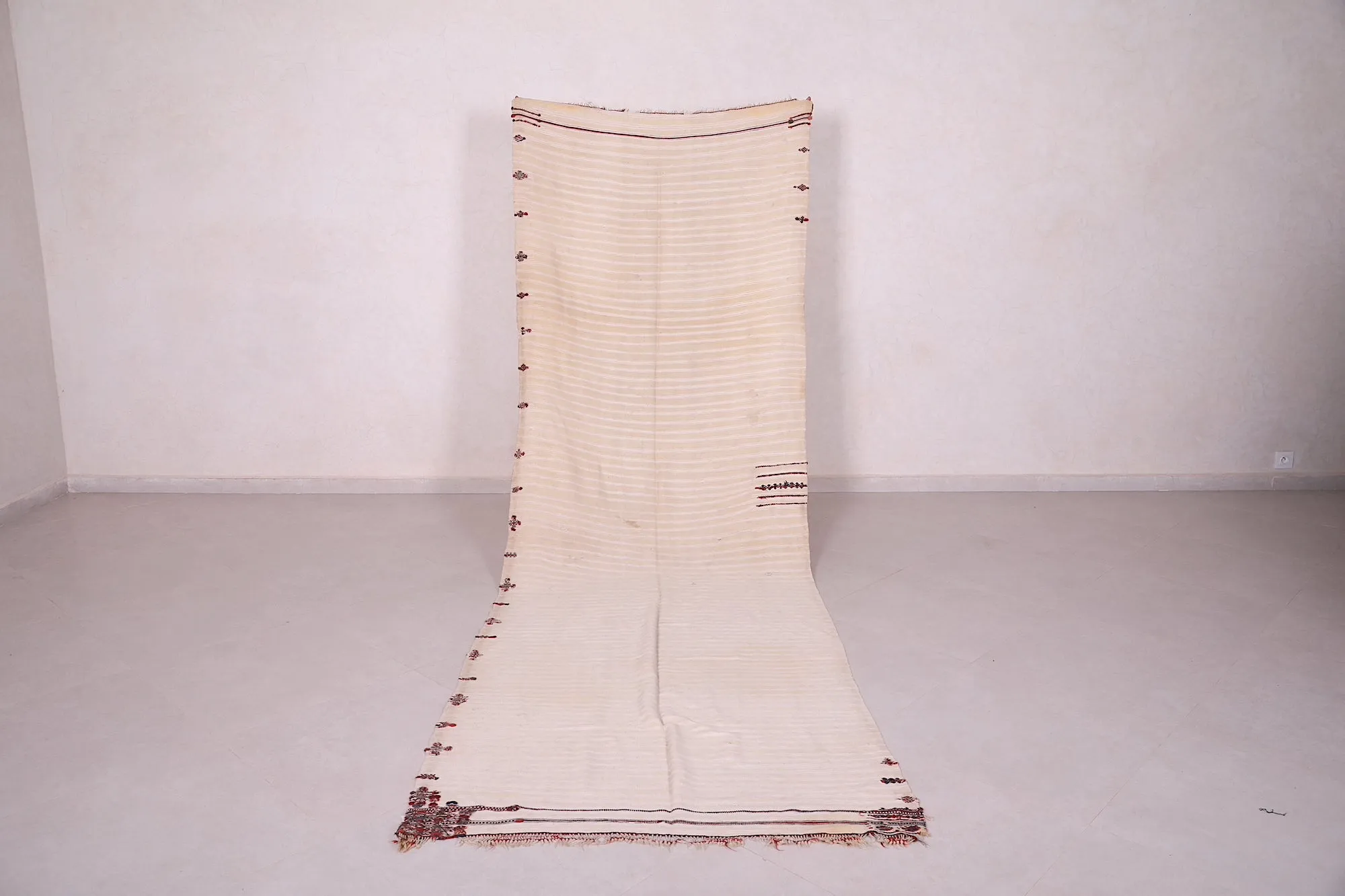 Long Flat Woven Moroccan Runner Rug 3.8 X 11.5 Feet – Artisan Handcrafted