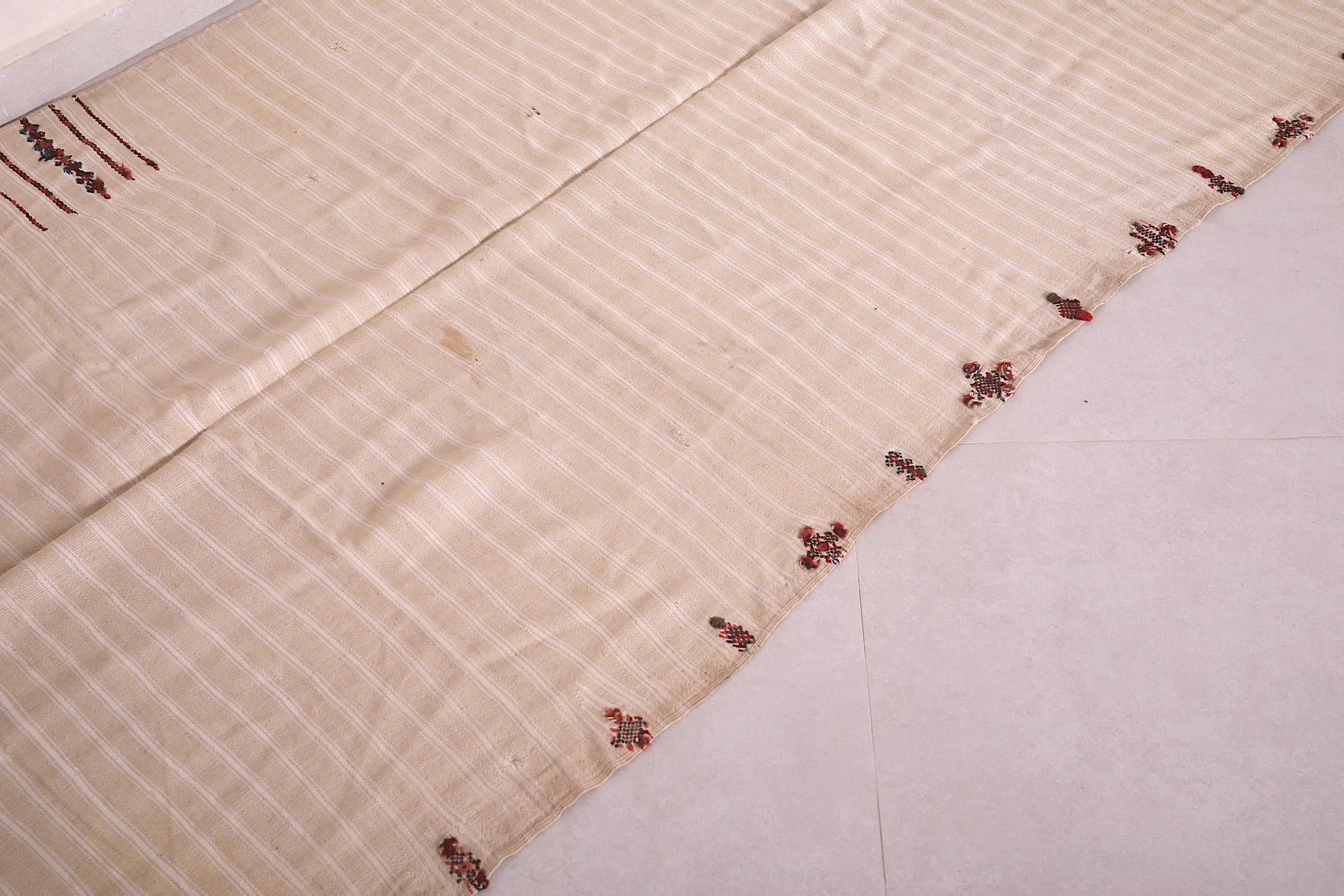 Long Flat Woven Moroccan Runner Rug 3.8 X 11.5 Feet – Artisan Handcrafted