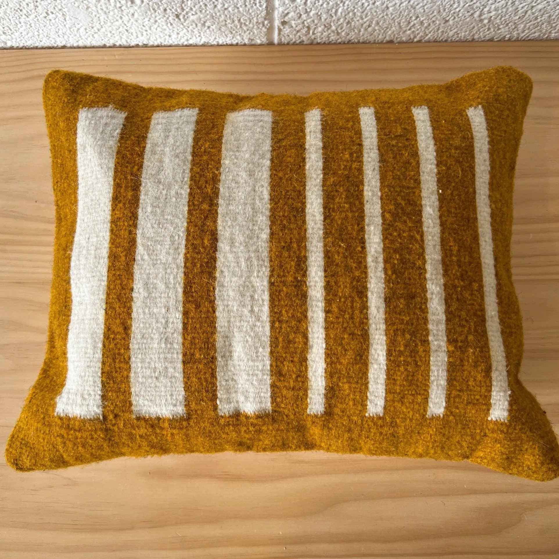 LOOM Imports Wool Gradient Stripe Pillow