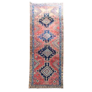 MA05 Handwoven Vintage Rug 3’3x9’10