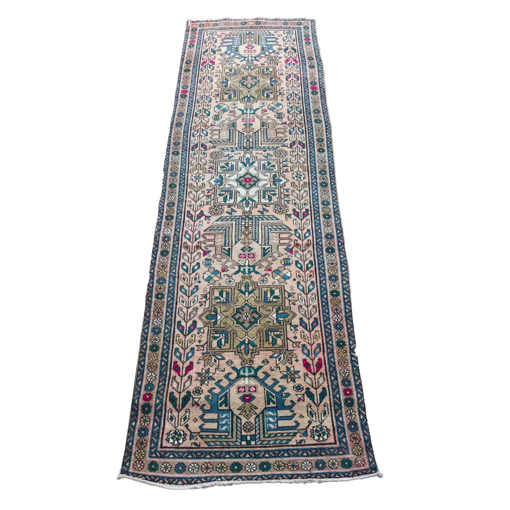 MA20 Handwoven Vintage Rug 3’2x12’7