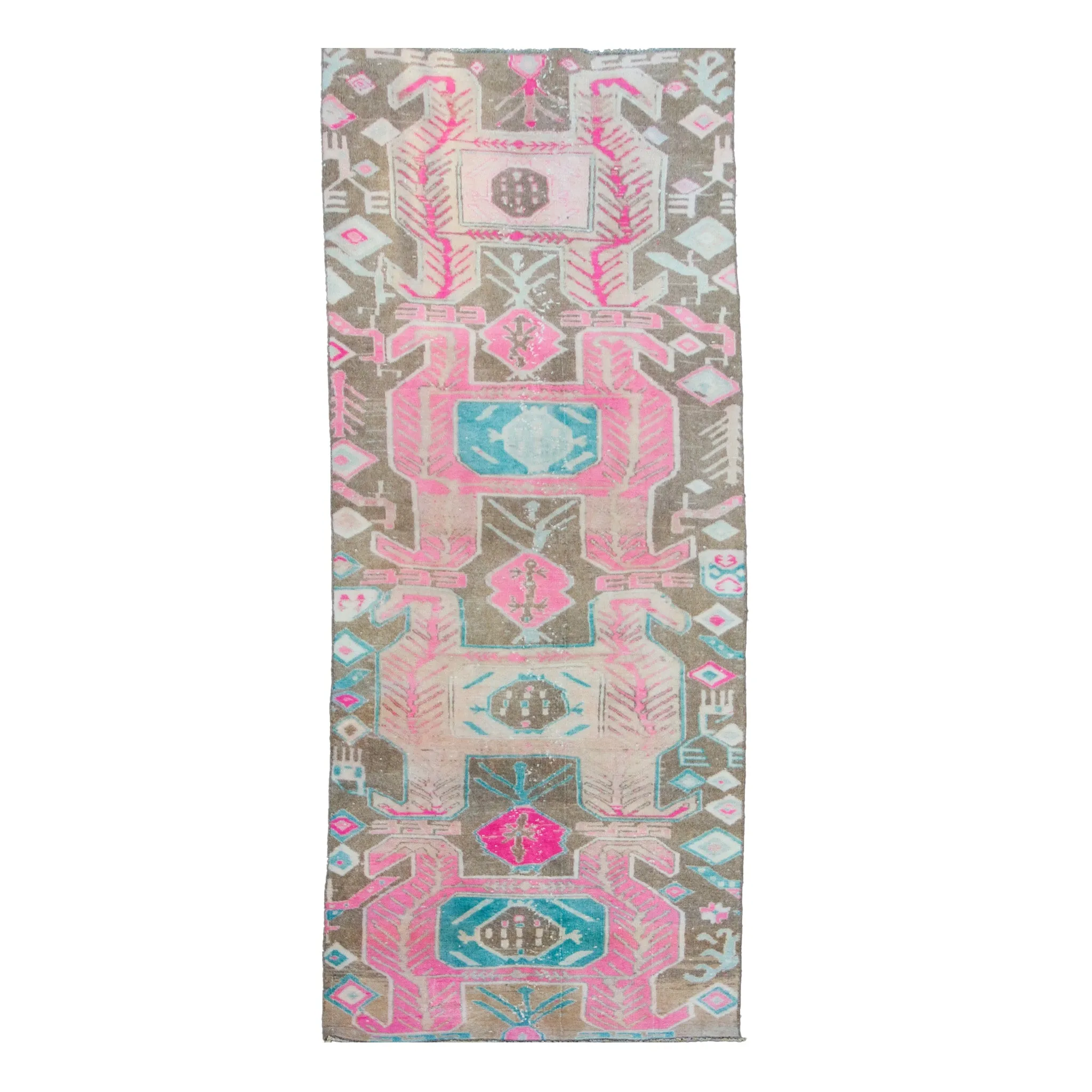 MA27 Handwoven Vintage Rug 2’11x9’2