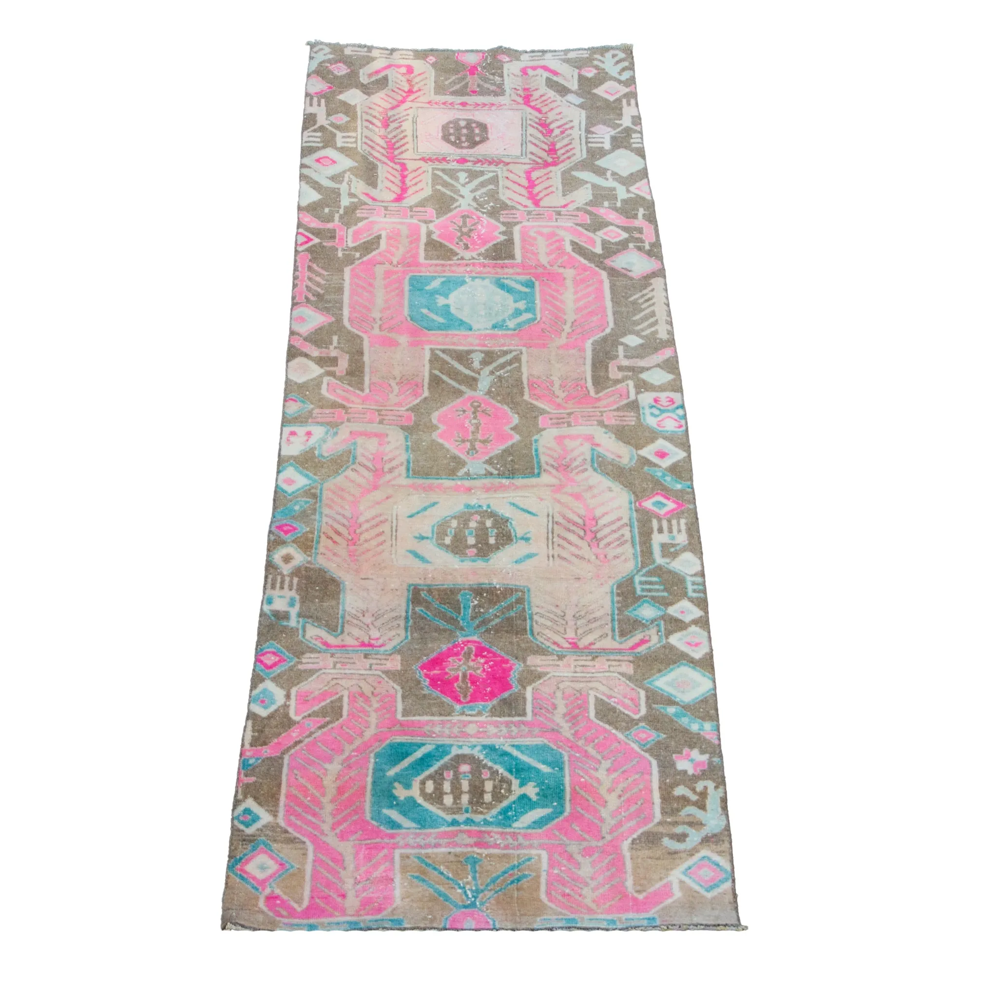 MA27 Handwoven Vintage Rug 2’11x9’2