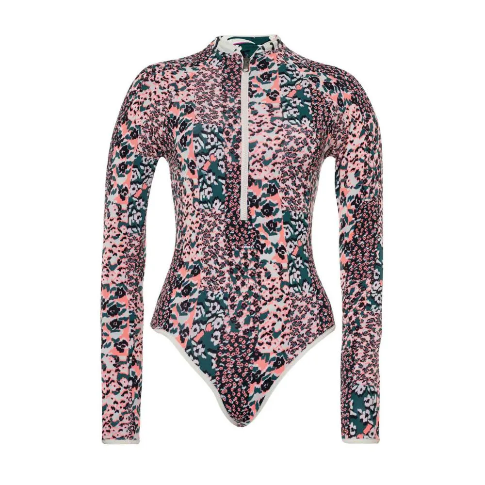 MAAJI TROPICAL LEAVES CARDI SURF ONE PIECE