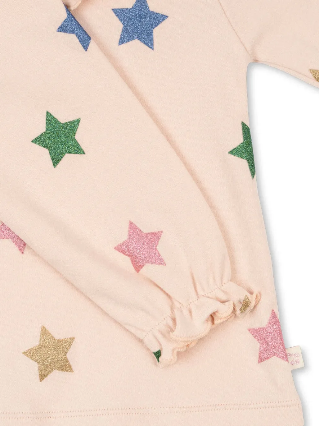 MALLI GLITTER BLOUSE GOTS STAR GLITTER