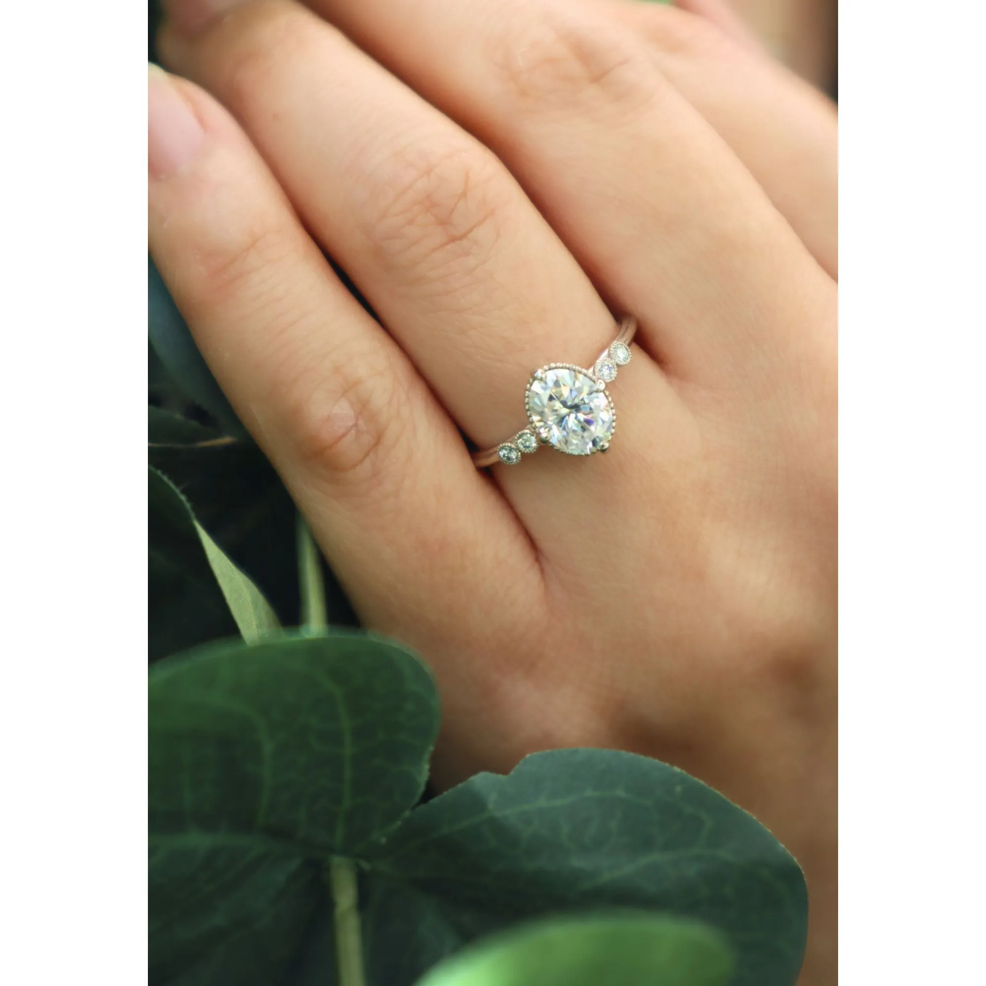 Mariposa Oval Diamond Engagement Ring