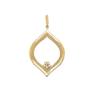 Marquise Diamond Lilac Pendant