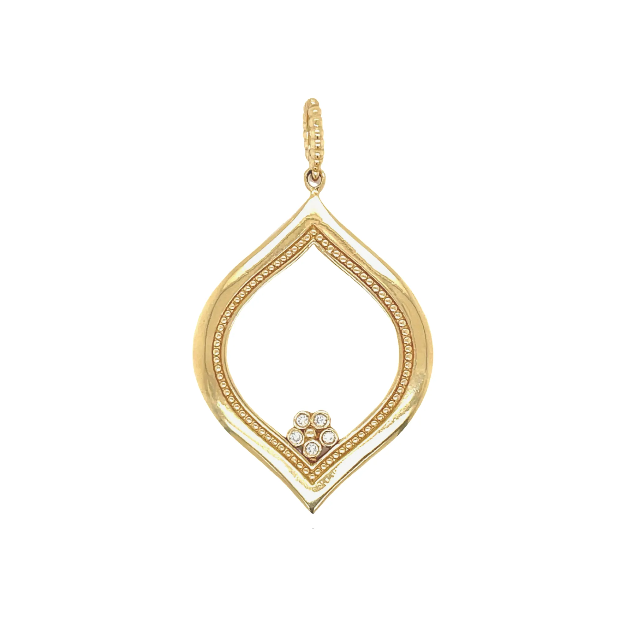 Marquise Diamond Lilac Pendant