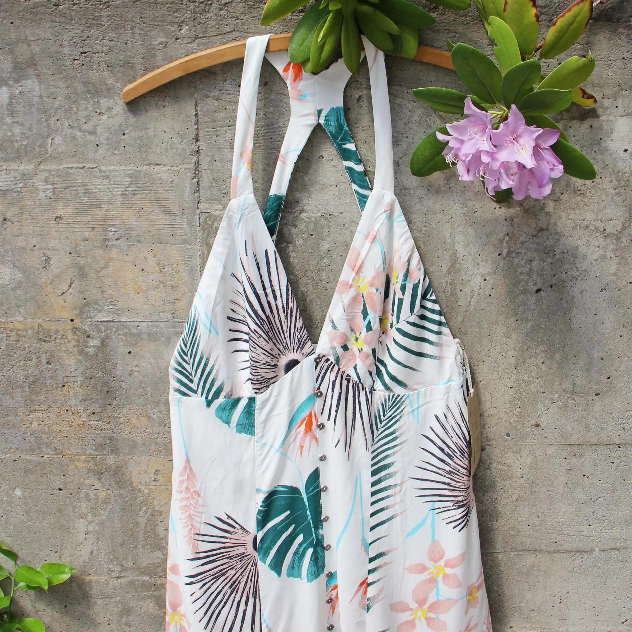 Maui Palm Maxi Dress
