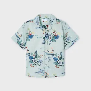 Mayoral Mint Hawai Shirt