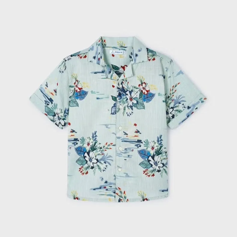Mayoral Mint Hawai Shirt