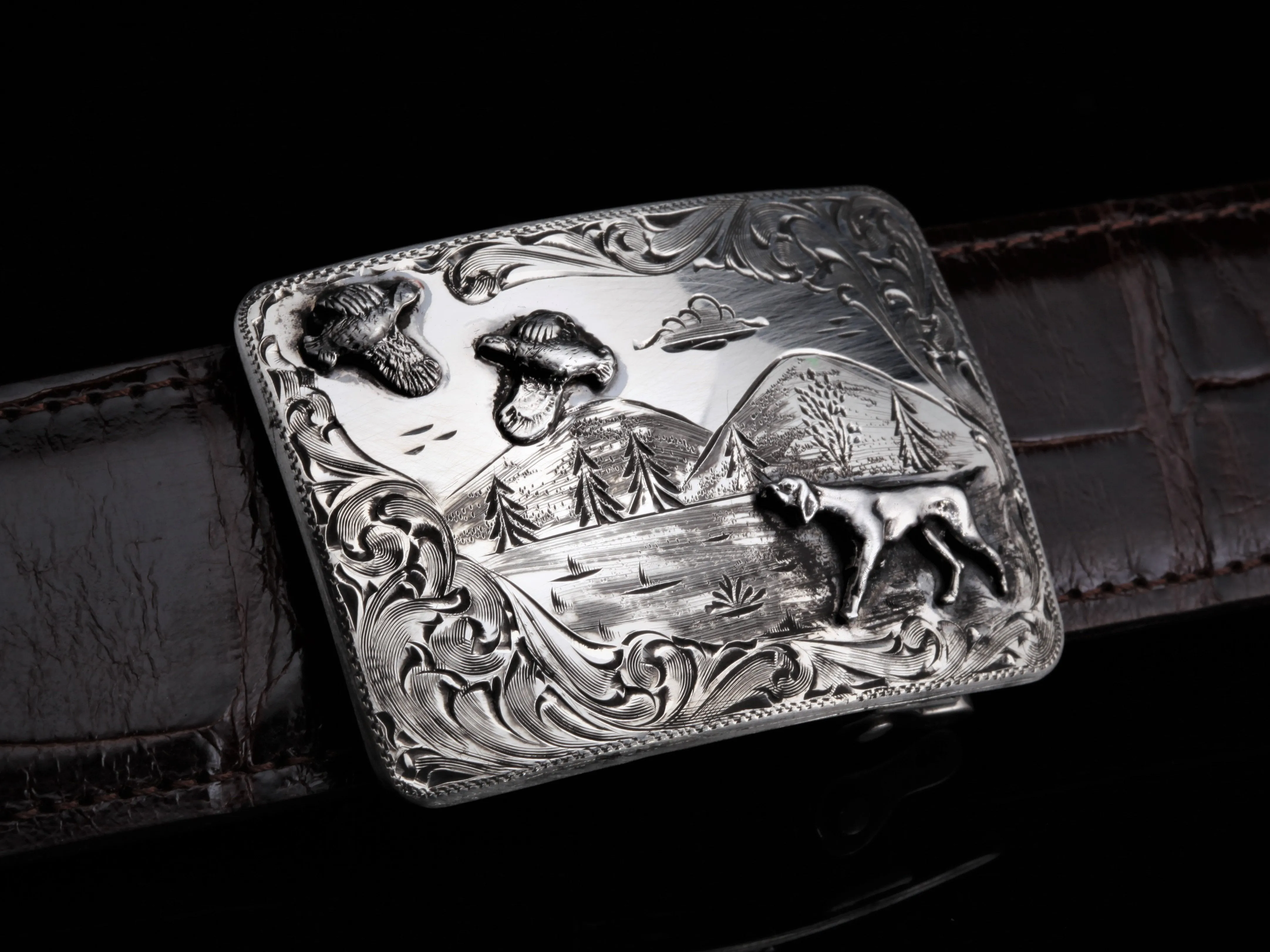 Mesa Quail Hunt Sterling, Two Sizes