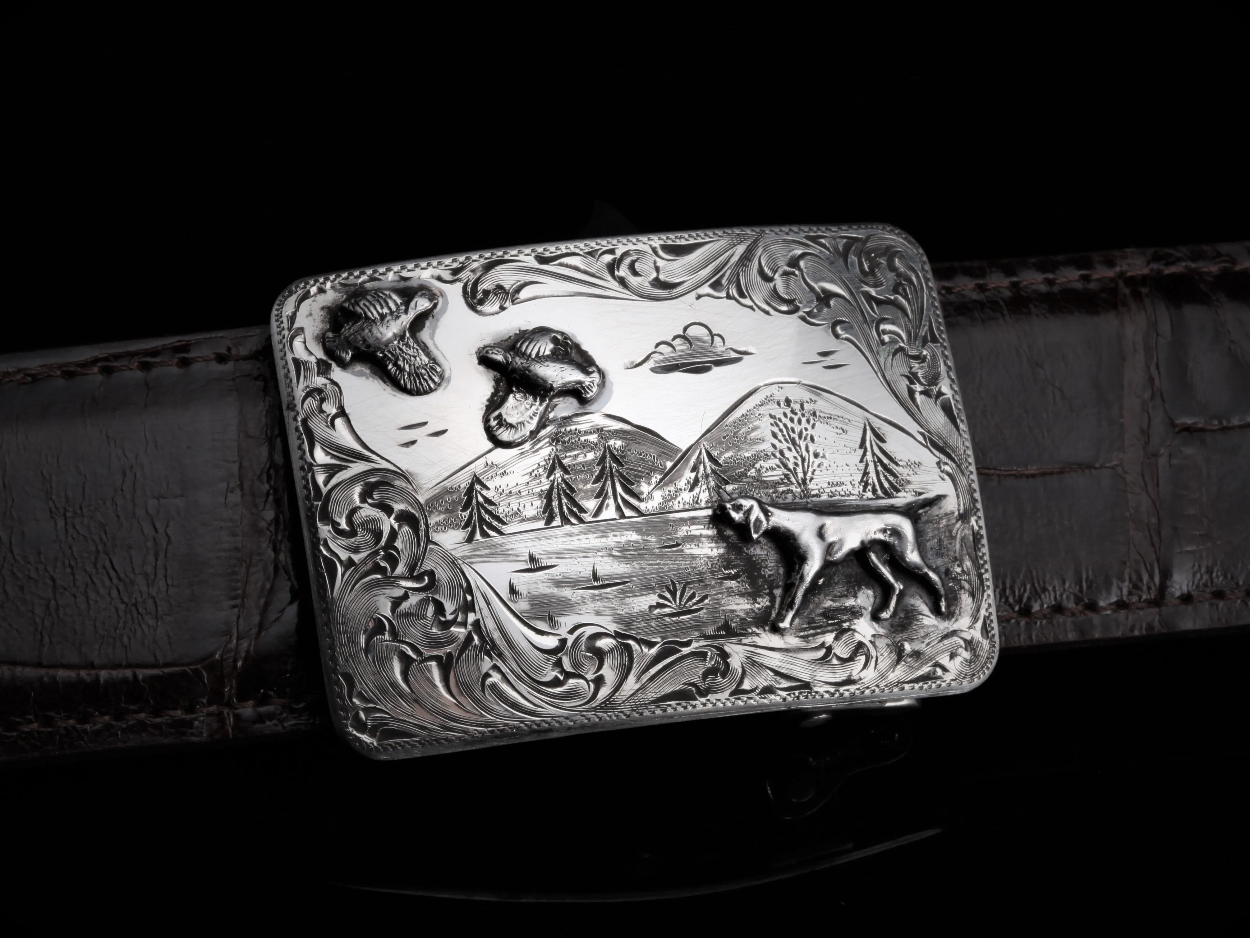 Mesa Quail Hunt Sterling, Two Sizes
