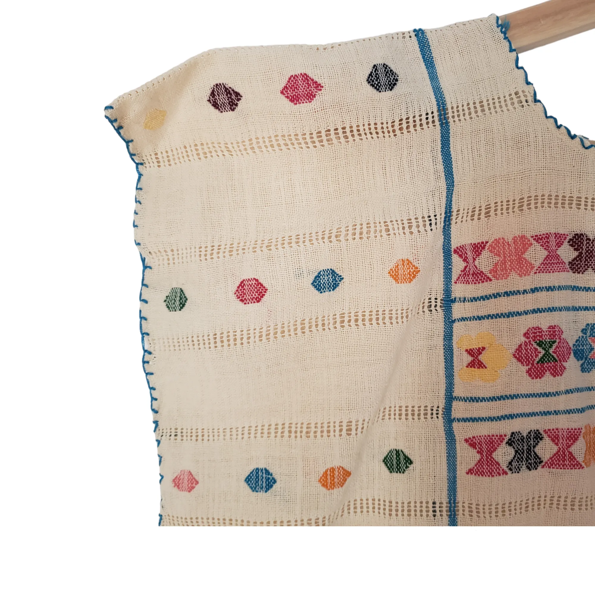 Mexican Woven Top Huipil Handmade