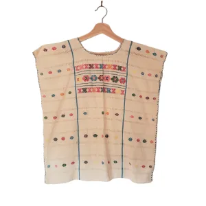 Mexican Woven Top Huipil Handmade