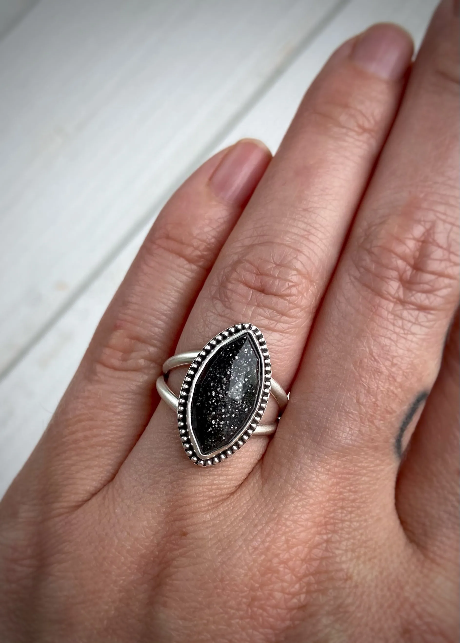 Midnight Quartz Ring
