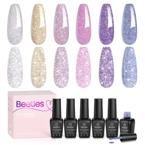 Midnight Sparkling | 6 Colors Gel Polish Set