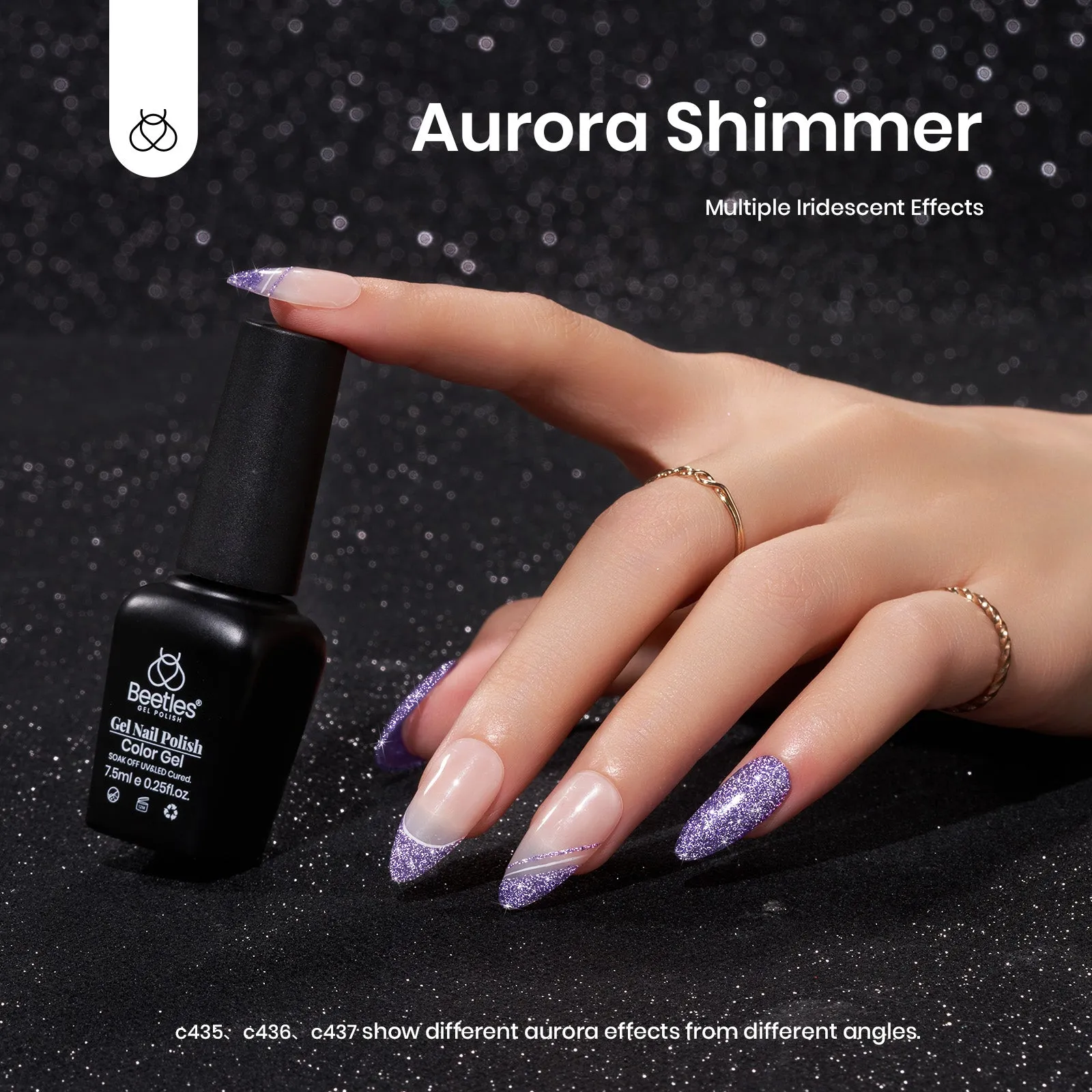 Midnight Sparkling | 6 Colors Gel Polish Set