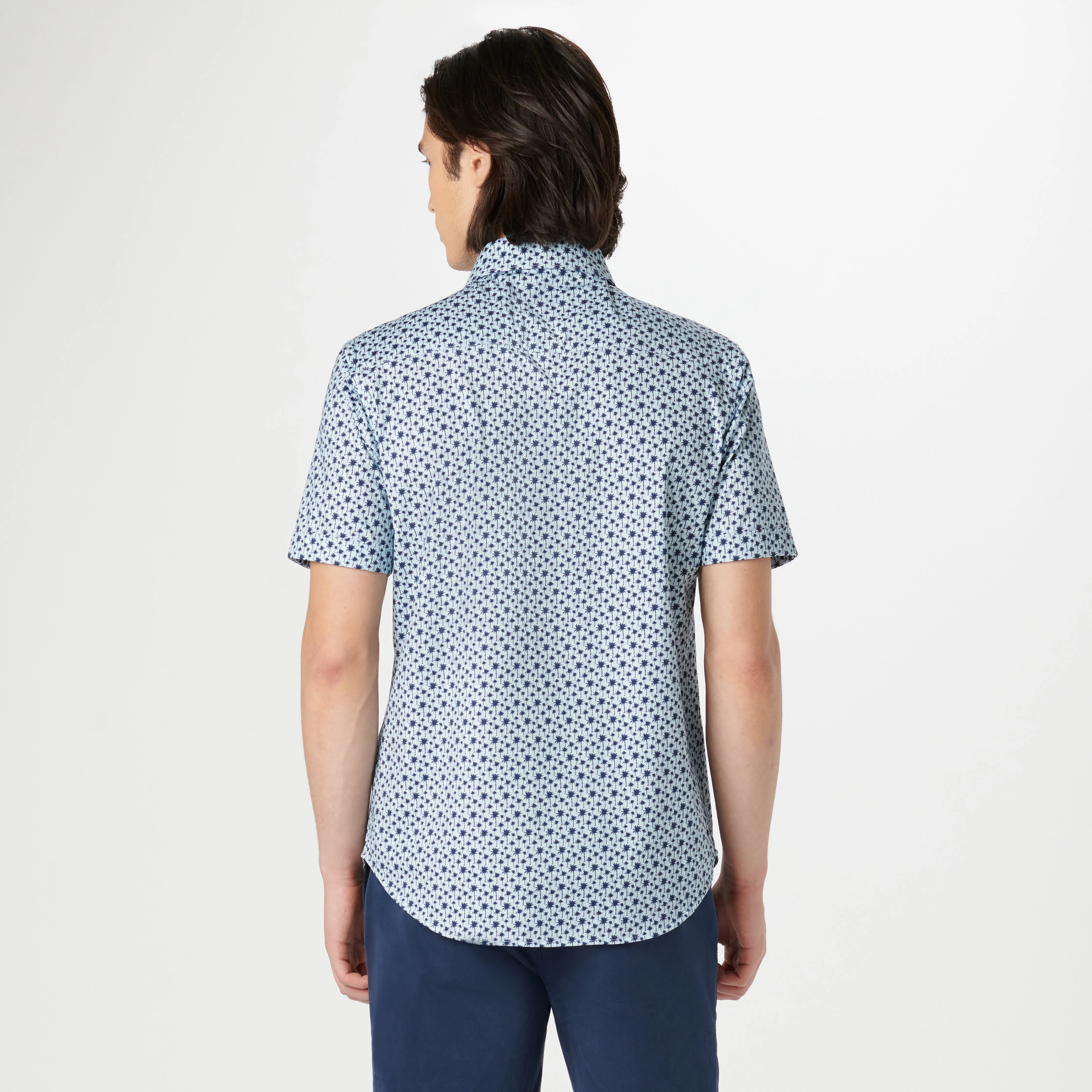 Miles Palm Tree OoohCotton Short Sleeve Shirt