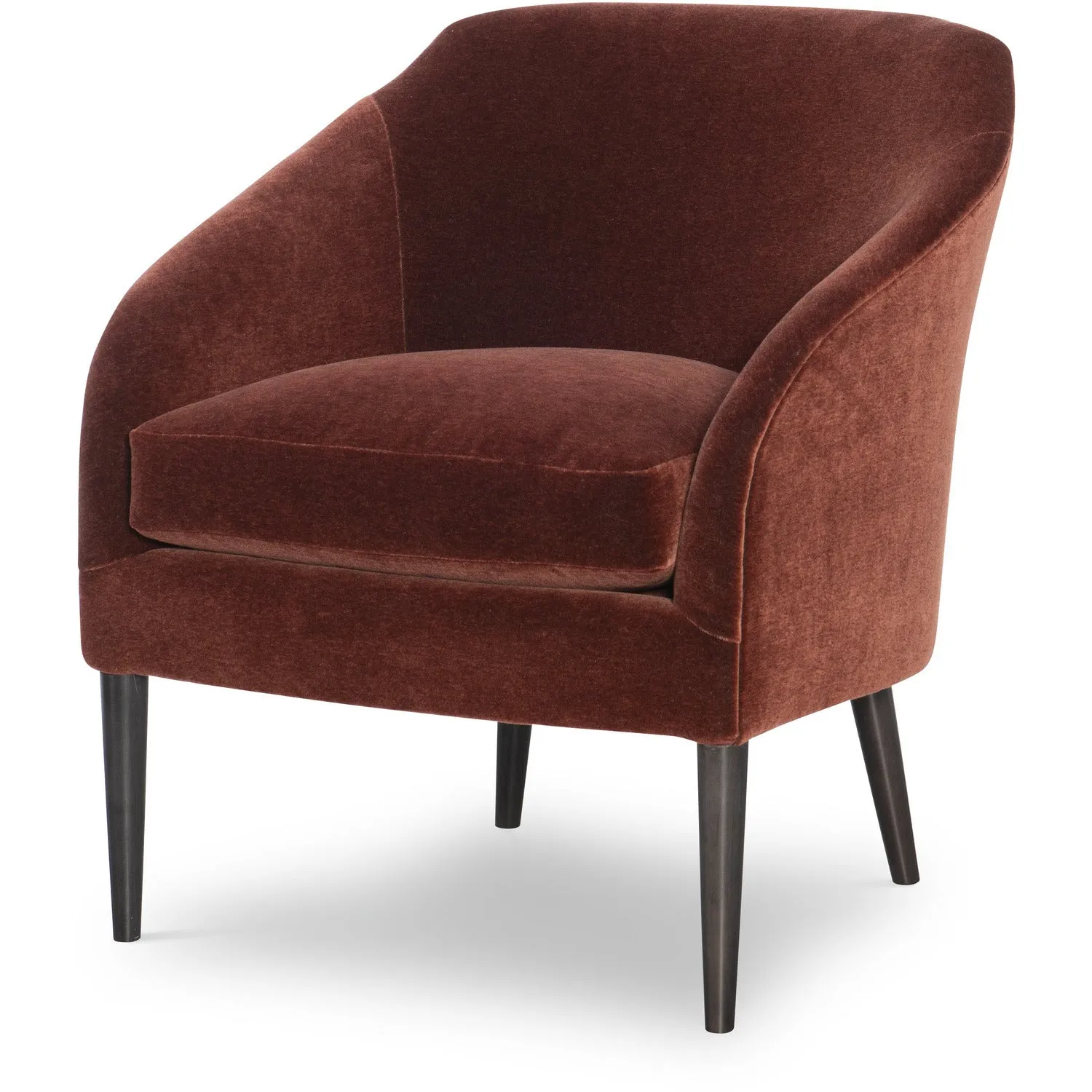 MILLBROOK CHAIR in Rootbeer Mohair