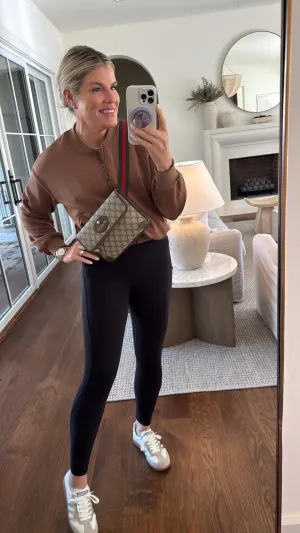 Modal Bomber Jacket-Brown
