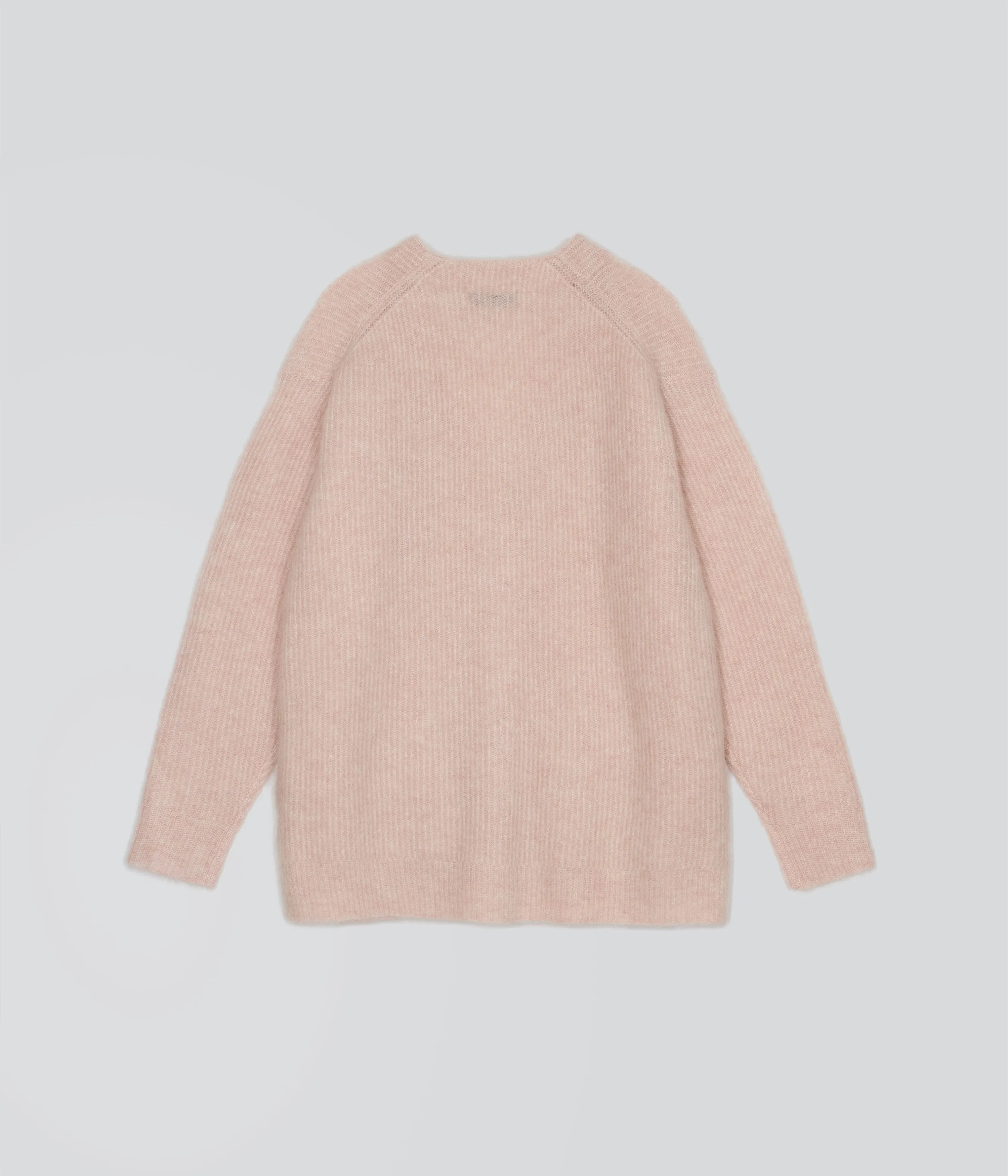 Mohair Cardigan in Blush