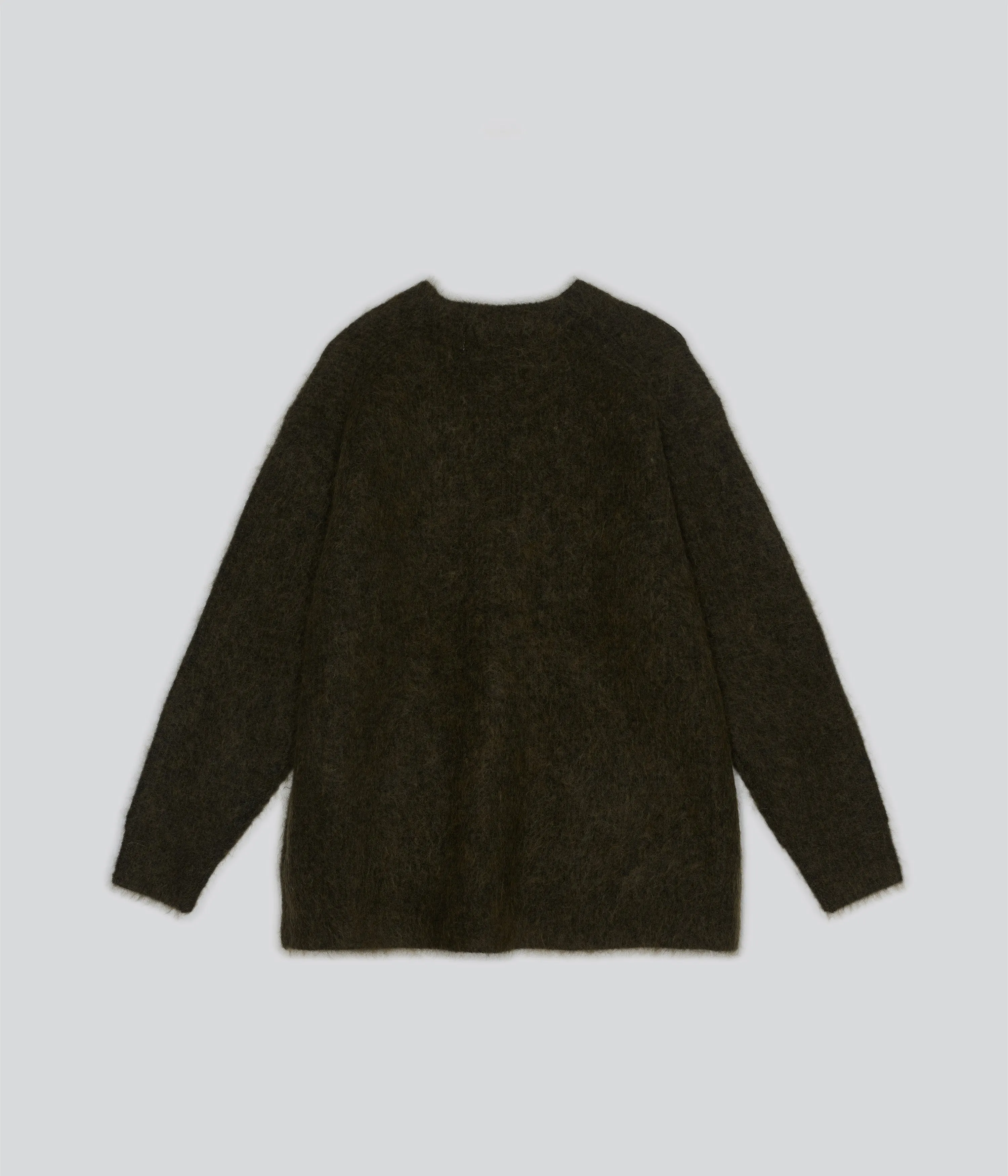 Mohair Cardigan in Olive