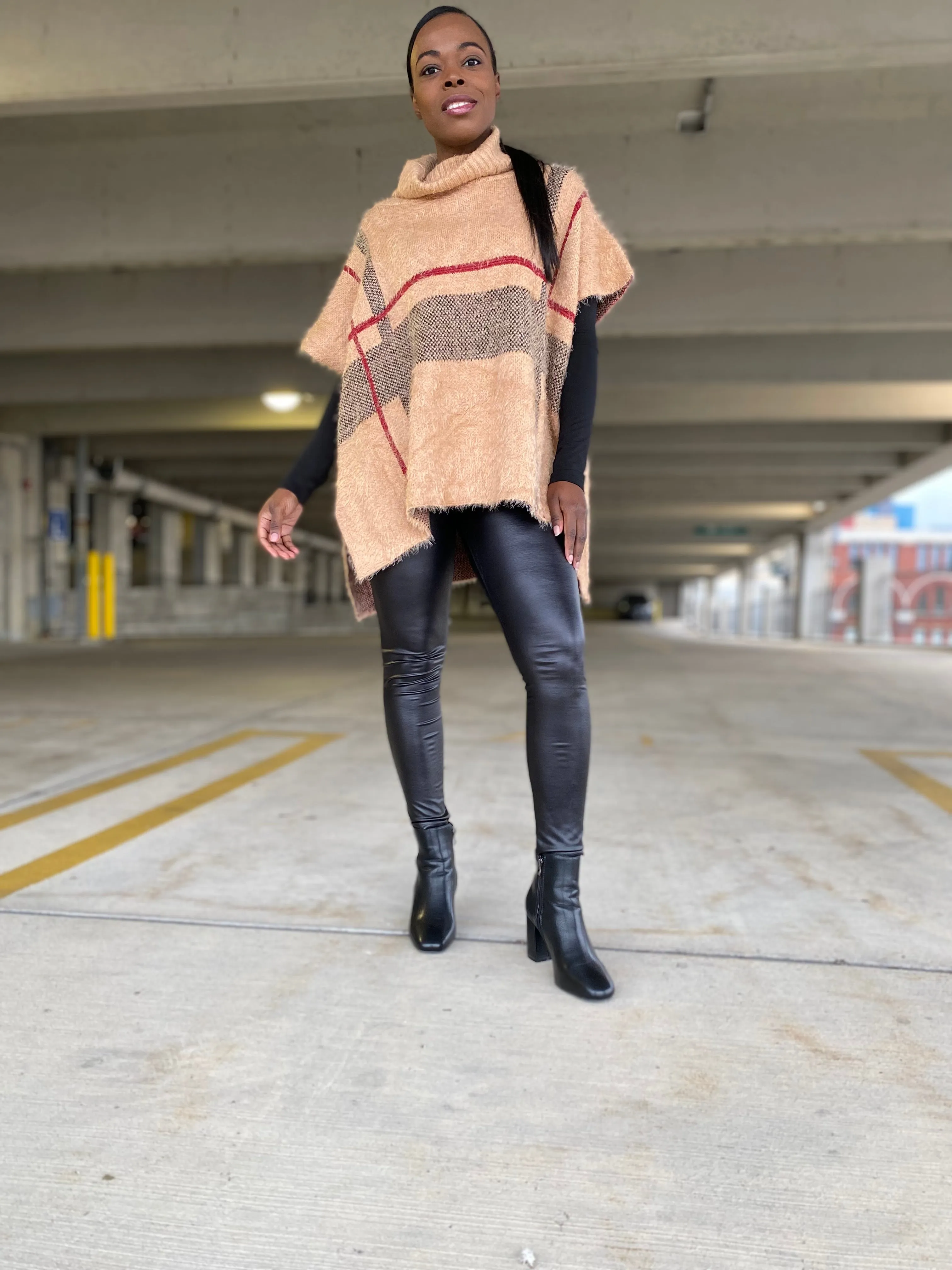 Mohair Over-sized Poncho