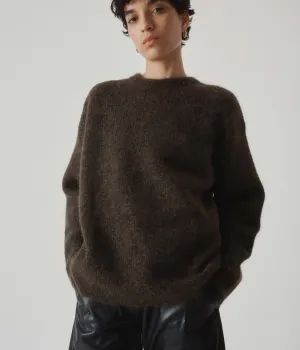 Mohair Sweater in Olive