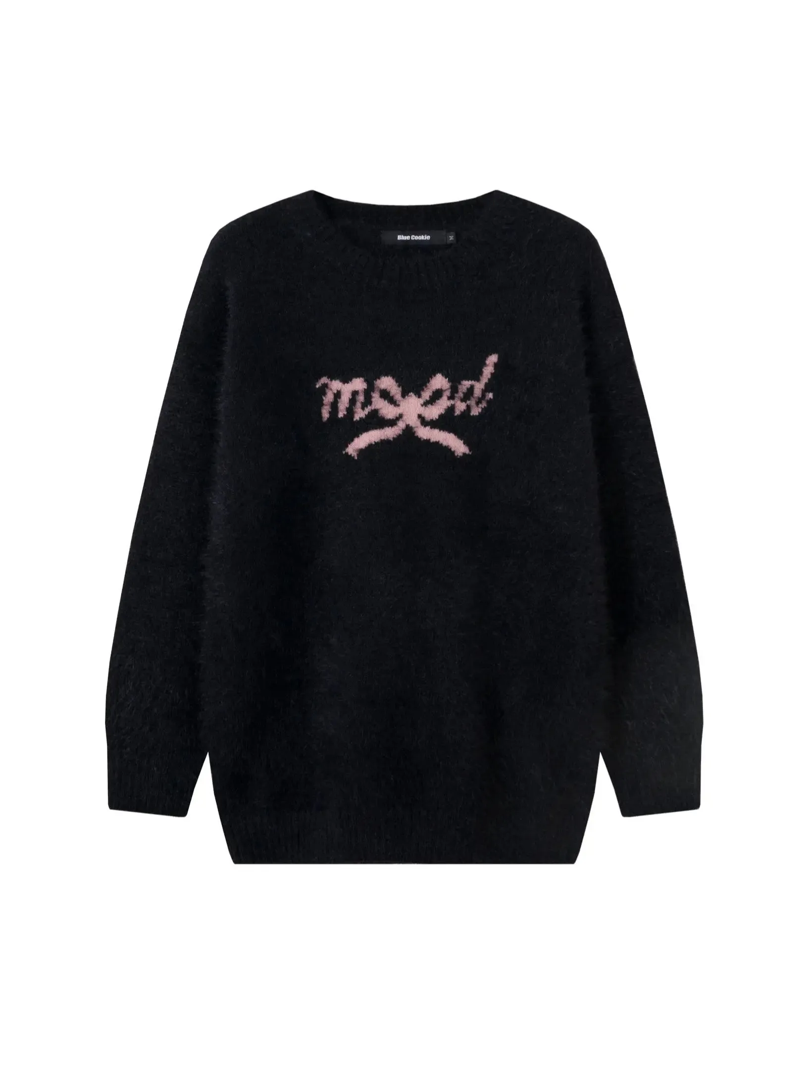 'Mood' Coquette Ribbon Mohair Knitted Sweater
