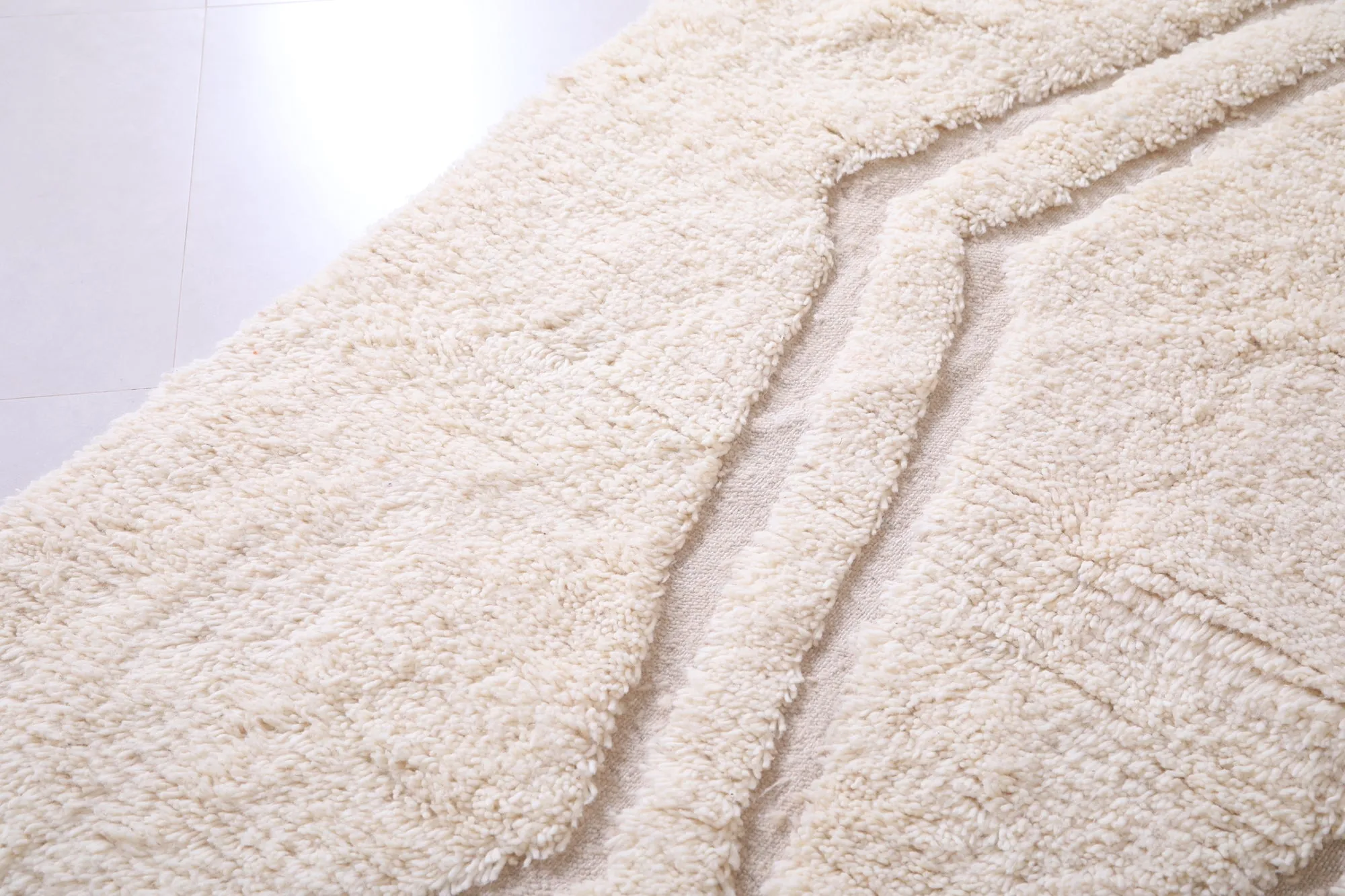 Moroccan Area Rug - Hand-woven Beni Ourain Rug - Custom Rug