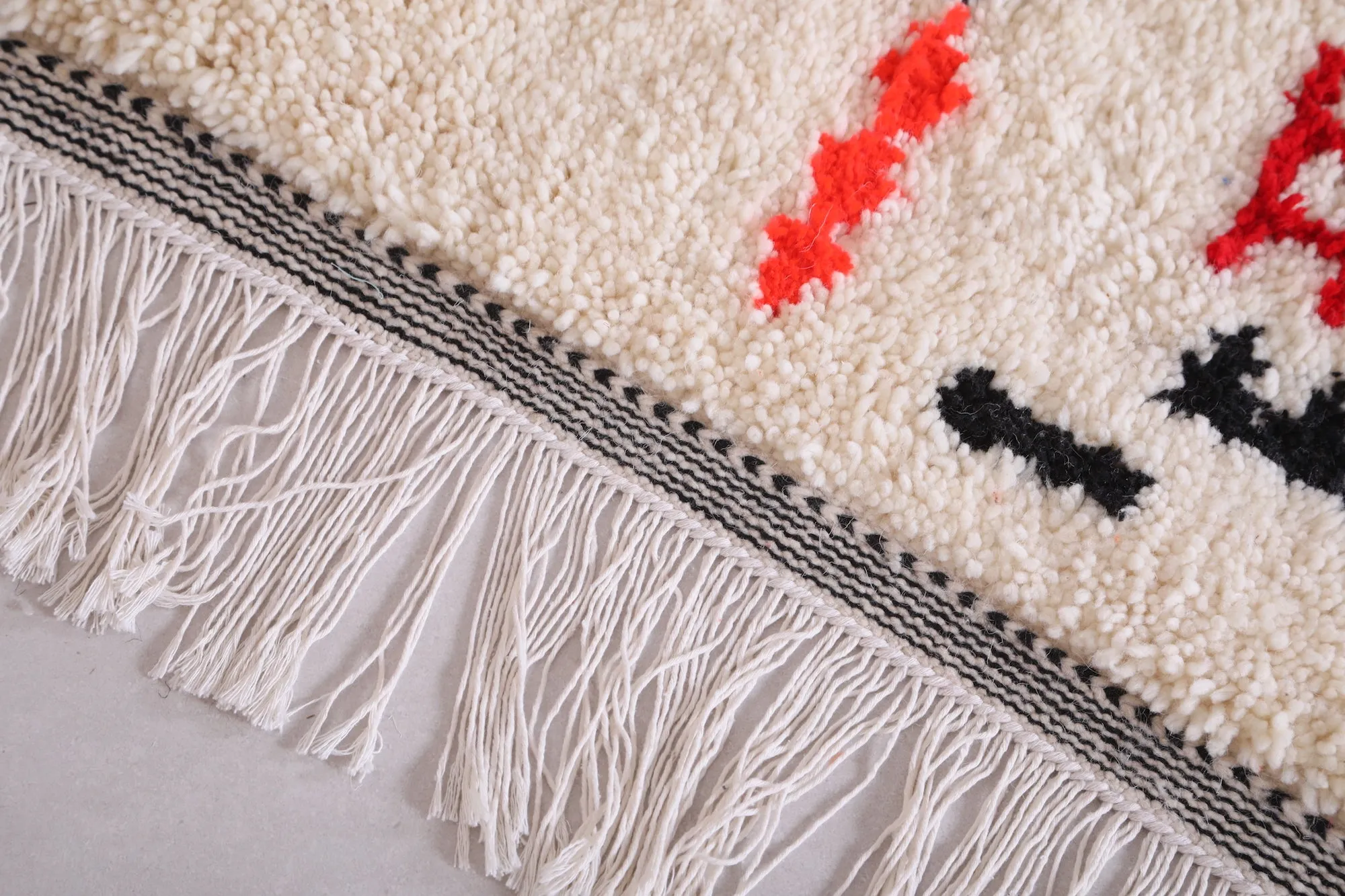 Moroccan Berber Hand Woven Rug - Wool Azilal Rug - Custom Rug