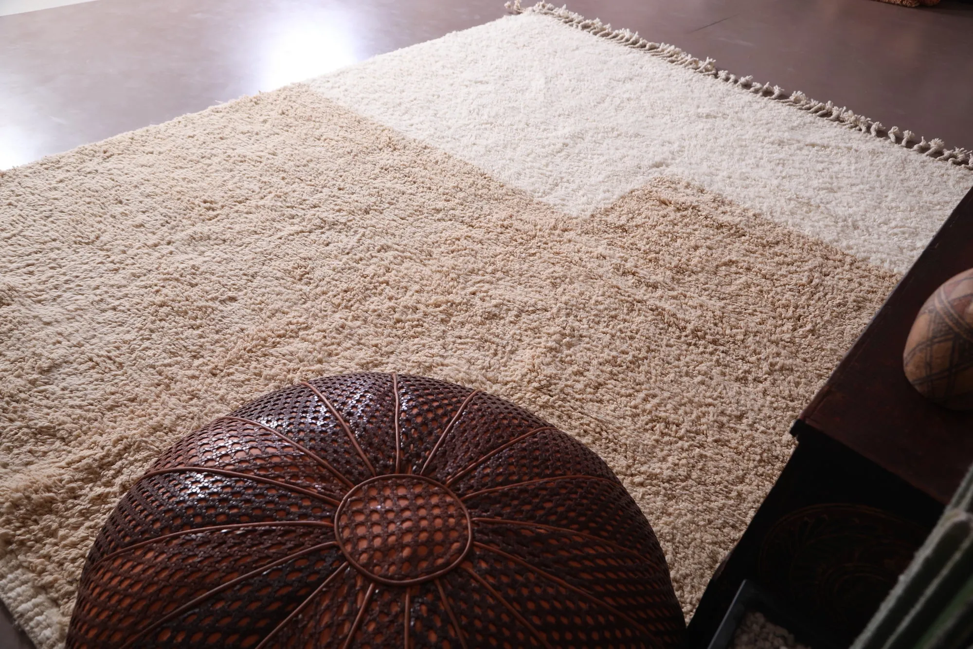 Moroccan Berber Rug - Handmade Beni Ourain Carpet - Custom Rug