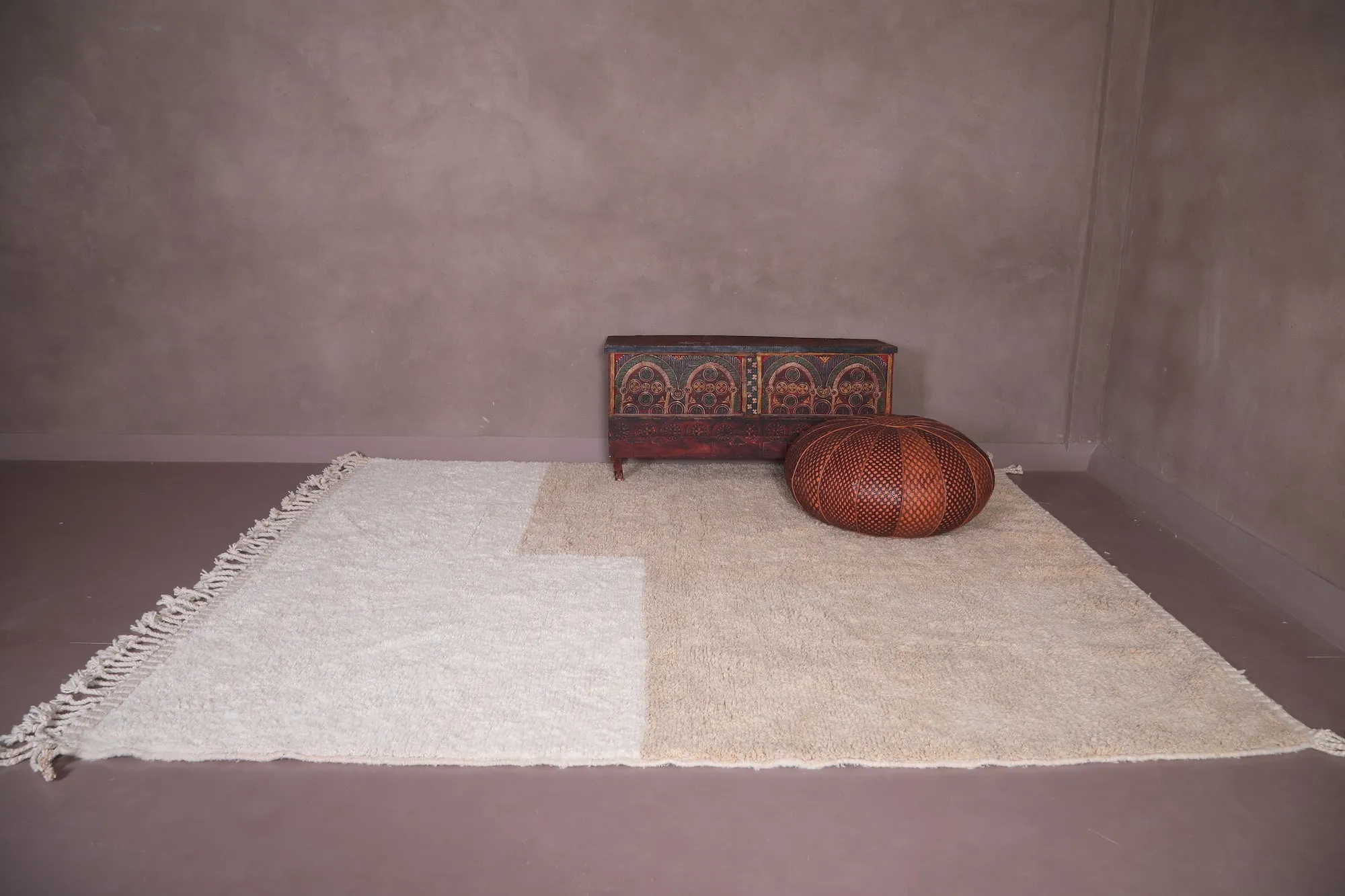 Moroccan Berber Rug - Handmade Beni Ourain Carpet - Custom Rug