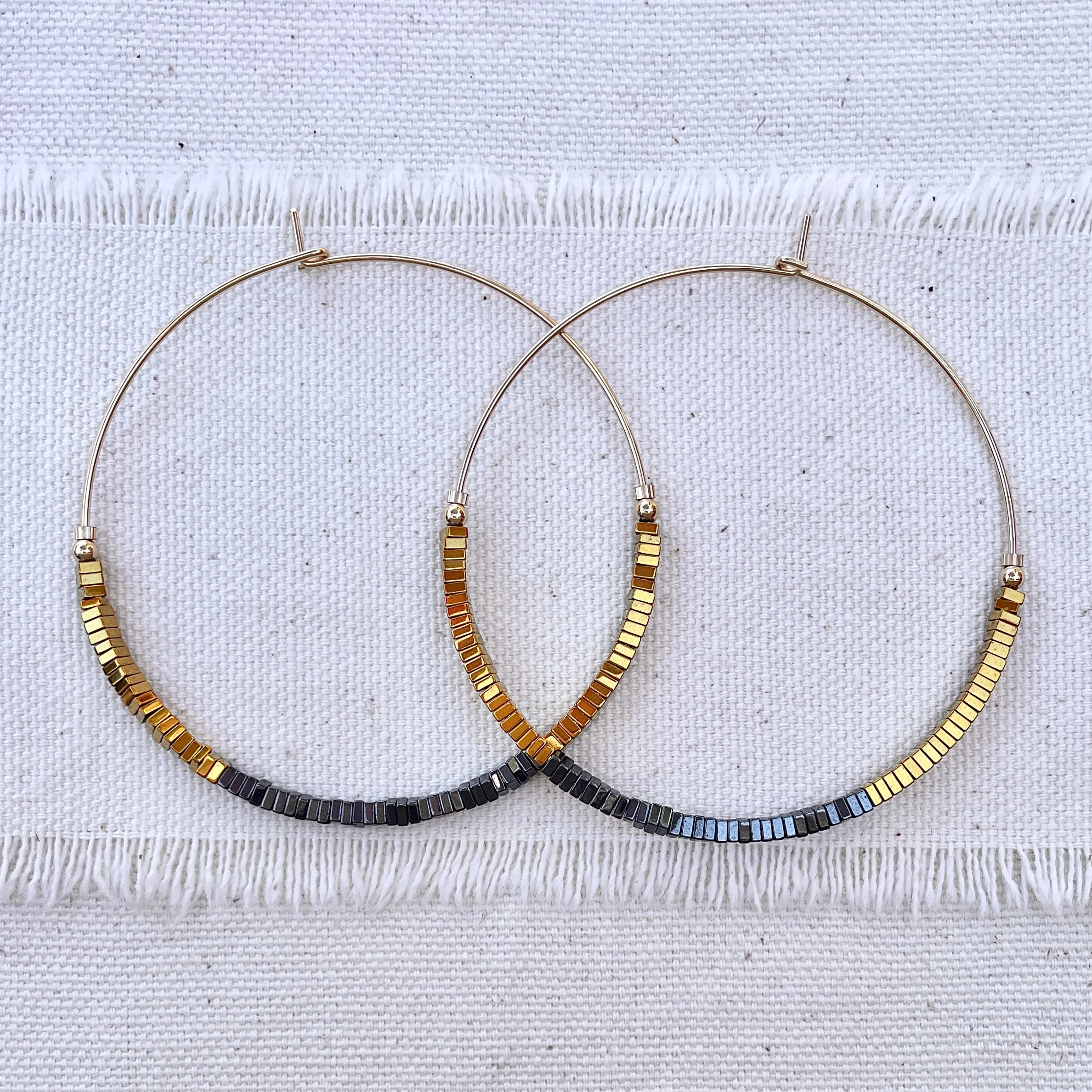 MOSAIC Bead Hoops