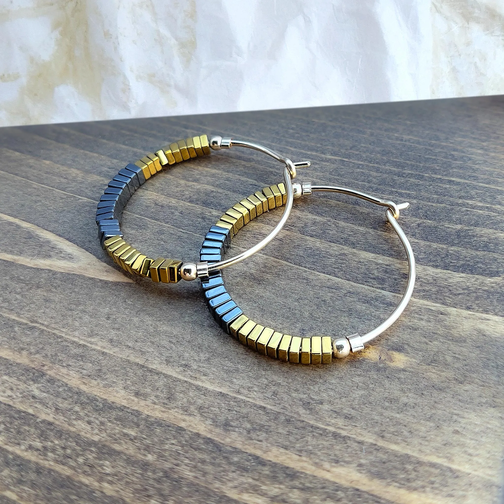 MOSAIC Bead Hoops
