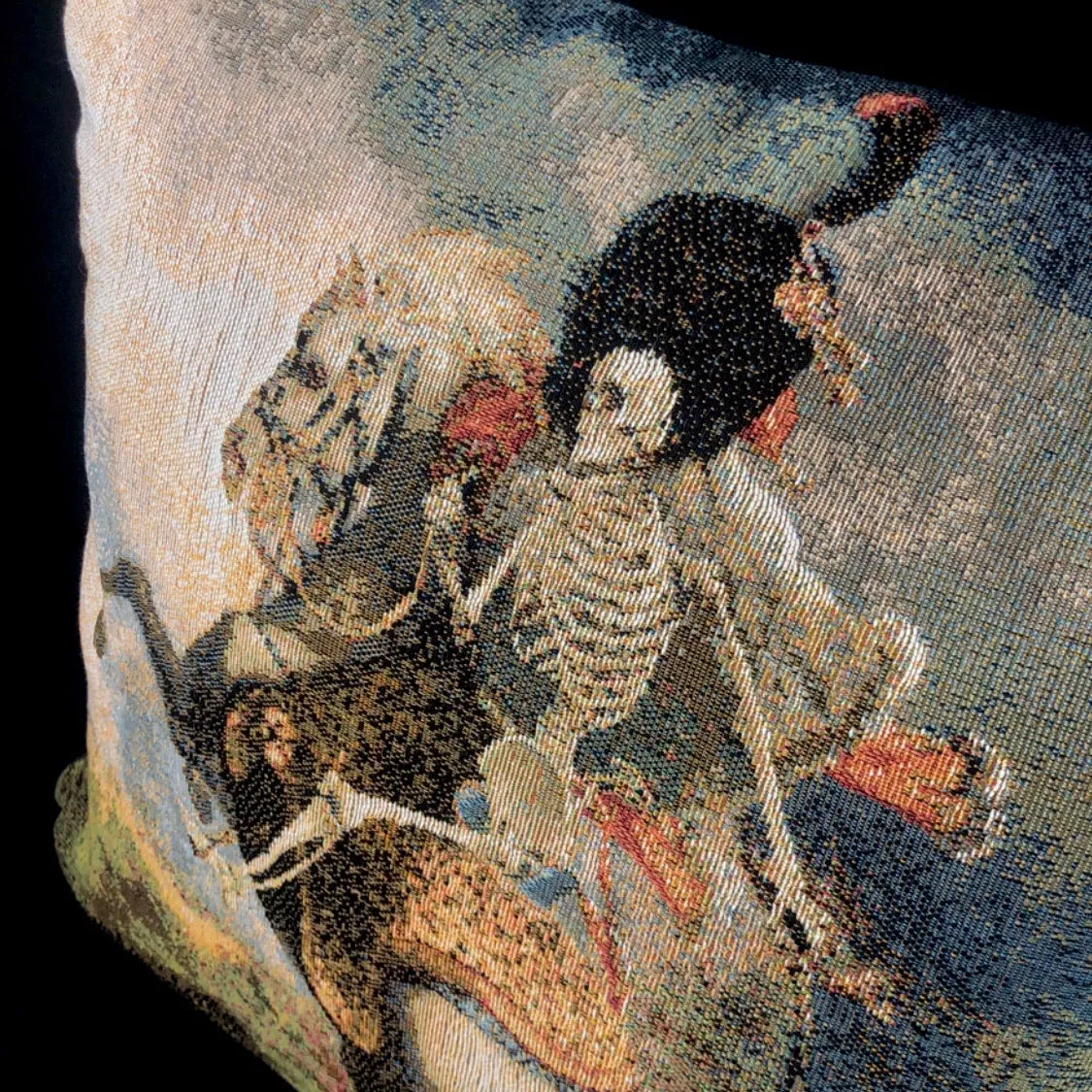 Mounted Skeleton Pillow