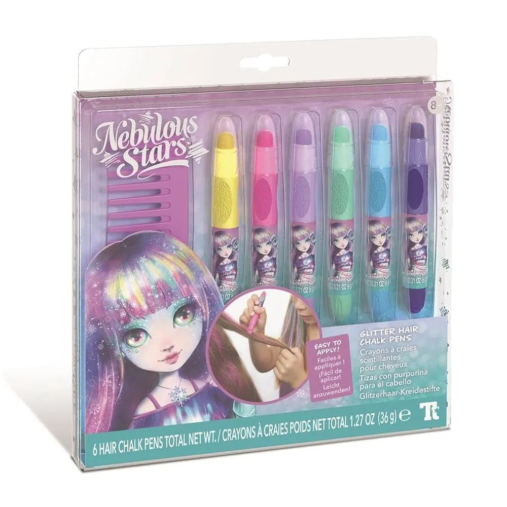 Nebulous Stars - Glitter Hair Chalk Pens