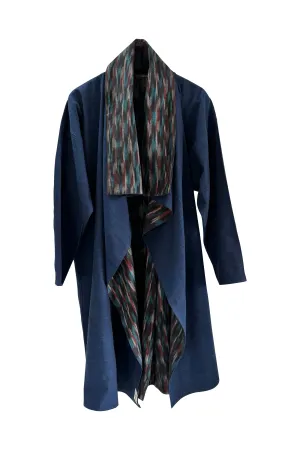 NEW! Reversible Cotton Coat Ikat No.06